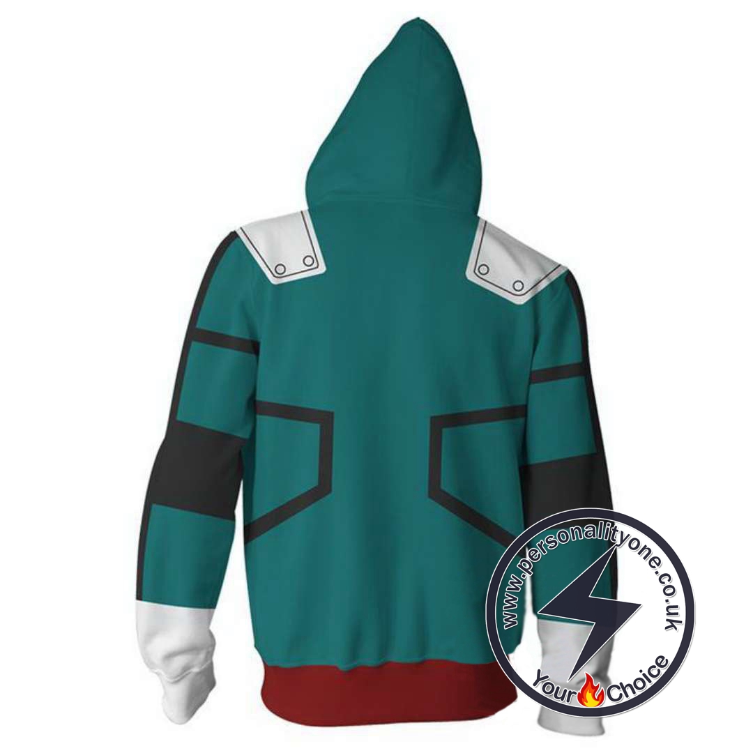 My Hero Academia Izuku Midoriya Jacket Zip Up Hoodie